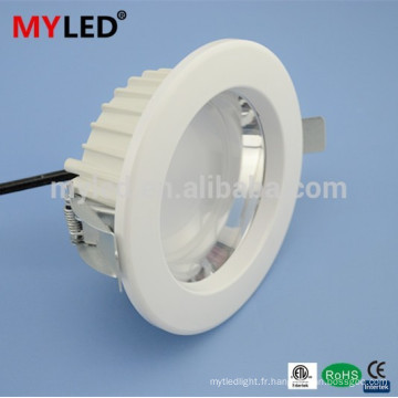 12w led encastré downlight gradable CRI&gt; 80 lentille concave de 120 degrés 4 &quot;, 6&quot;, 8 &quot;disponible